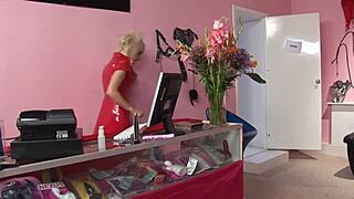 kerry and farrah lick tits and pussy before vibrator play