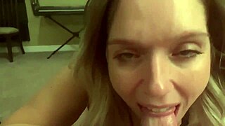 Humpday Wife Sucking Daddy's Cock to Cumshot