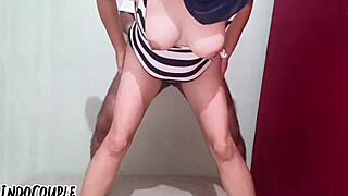 indo muslim hijab girl seduced and fucked hard against wall