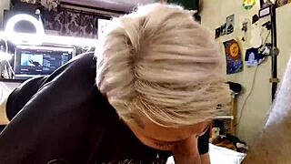 Mature milf aimee paradise deepthroats like a pro