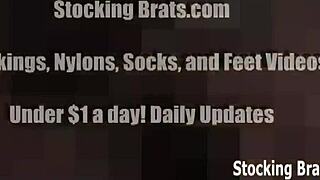 Lesbians Ashlee and Jasmin Worship Feet in Heels!