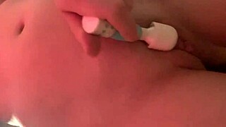 Skinny Babysitter Vibes Tight Pussy Rides Dildo Butt Plug In