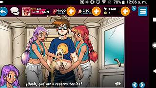 harem heroes 4.2.2 spanish mobile gameplay fun