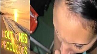 Magrinha Swallows Tatted Stud's Load in Abandoned Rio House