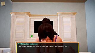 Brunette with big ass takes monster cock in new family scene