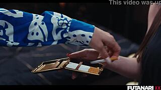 Josephine Jackson deepthroats Clemence Audiard futa shemale cumshot