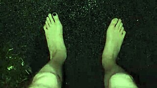 Masturbating Naked In Rain