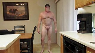 Simscristian05 Thrills with Naked Cock Play in Kitchen