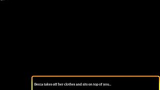 Brunette with big ass takes monster cock in new family scene