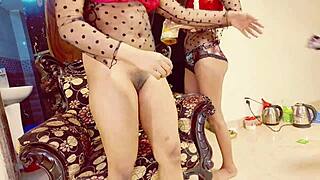 Uttaran20's interracial FFM threesome with cowgirl riding and deepthroat