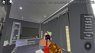 roblox turns into blonde big ass whore sex 😈🍑