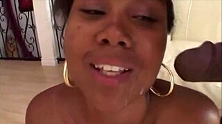 Ebony Facial Cumshot Compilation vs Massive BBC