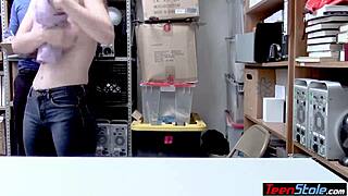 Petite Teen 18+ Shoplifter Fucks Out of Trouble Hard!