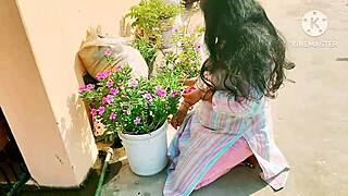 Desi mature bent over takes big cock doggystyle hardcore pounding