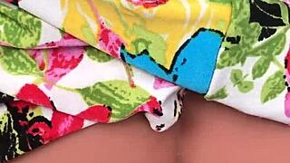 delicious outdoor massage on fuck doll ends in happy toy anal finish