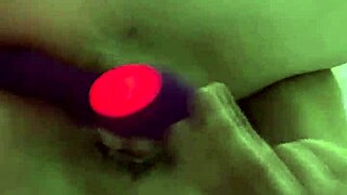 Natasha Vibrates Her Wet Pussy Hard