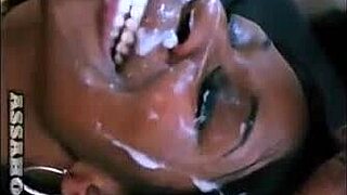 Ebony Facial Cumshot Compilation vs Massive BBC