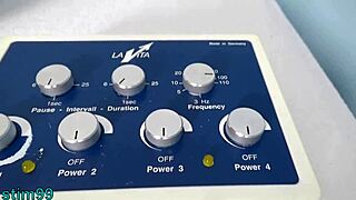 mature milf screams from german electro shock pee hole torment and piss gulp 😩⚡