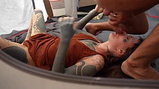 Leo Casanova rams huge cock deep in tent during outdoor camping fuck part 2