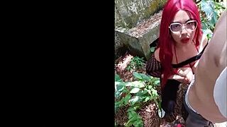 guy drags me to abandoned house for wild outdoor fuck?