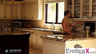 Lusty brunette scarlett alexis finally fucks roommates big cock doggystyle