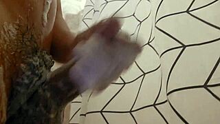 Masturbating Hard In The Shower Part 2!