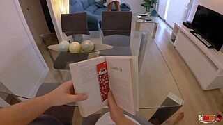 Juicy stepmom stuck on couch takes rough anal creampie pounding