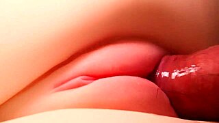 check out this cute shaved big pussy doll taking double penetration toys close up