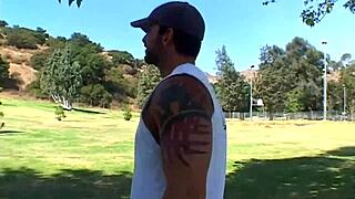 next she drops to her knees for a sloppy blowjob and takes his hot facial cumshot sophia gently guy