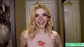 wild freckled petite blonde demi hawks rides big cock deep in homemade sex tape