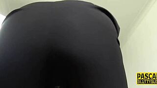 milf sub roughly anally banged by group