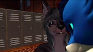 alpha wolf deepthroats slutty gym girl vrchat