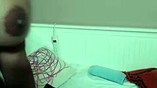 busty oriental maxine x moans wet in solo lingerie dildo pussy squirt show