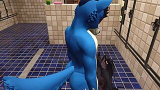 alpha wolf deepthroats slutty gym girl vrchat
