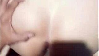 Curvy secretary's after-hours proposal leads to doggystyle in bed