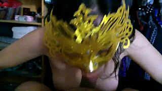 gloria's pregnant mouth devours paco's cock in juicy blowjob delight