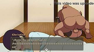 NTR Rice Delivers Intense Creampie Seeding to Christina in Steamy Game