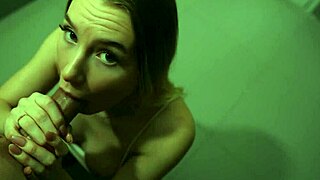 oh man, cheating at the door cuz friend's massive cock tastes way better than bf's! 🍆💦😈 friends huge dick deepthroat sloppy blowjob cum swallow