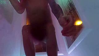 Wanna see Kendra Cole's skinny body glistening under the shower as she masturbates sensually?