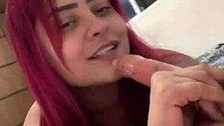 Horny Big Tits Babe Begs Friend's Huge Cock for Steamy Homemade Video