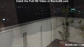 Shaved Students Shower Blowjob Tease