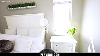 old stud pounds petite shaved teen pussy missionary doggystyle