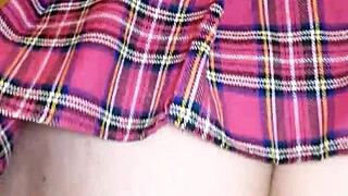 Intriguing Shemale Fists Herself with Massive Dildo