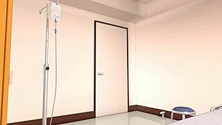 busty nurse cheers up horny patient big time