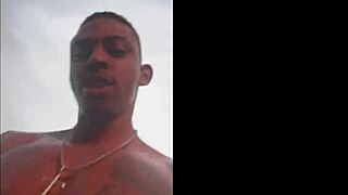 Public beach pounding her big ass pussy on Arpoador rocks pov