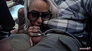 Nympho German Mature Sophie Logan Public Pickup Rough Fuck