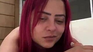 Horny Big Tits Babe Begs Friend's Huge Cock for Steamy Homemade Video