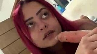 Horny Big Tits Babe Begs Friend's Huge Cock for Steamy Homemade Video