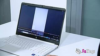 we're makin this fan's day as latina valen pink's big ass bounces on his cock rough doggystyle