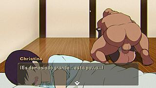 NTR Rice Delivers Intense Creampie Seeding to Christina in Steamy Game